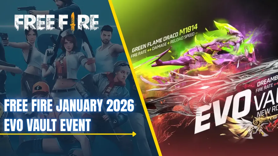 Free Fire January 2026 Evo Vault M60 Release Rotation Free Fire January 2026 Evo Vault Event